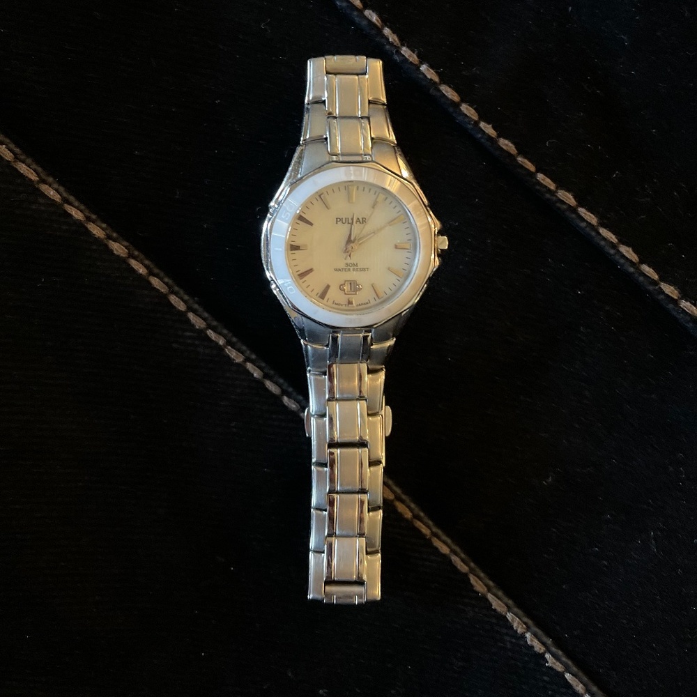 Pulsar Stainless Steel Ladies Watch